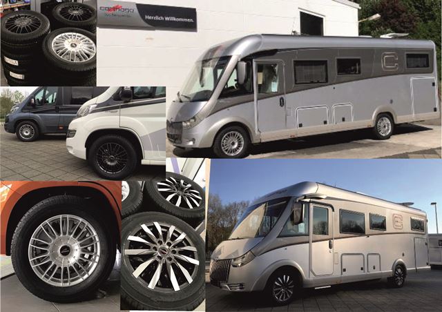 Machen Sie aus Ihren Reisemobil ein individuelles Schmuckstück mit unseren speziellen Alufelgen